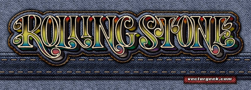 Rolling Stone Vintage Logotype (Denim)