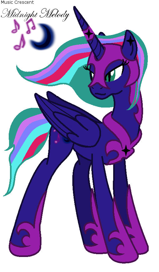 Mlp Evil Ruler Oc My MLP OC as an evil Alicorn: Midnight Melody by PrincessLunaRuby on ...