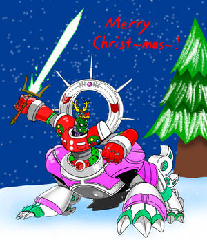 Megaman x dive Godkarmachine x rudolph