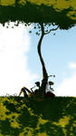 Under the tree by PascalCampion