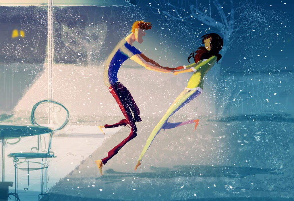 -Have you ever run barefoot in fresh snow? by PascalCampion