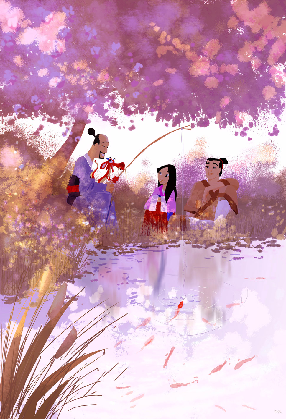 Wonderground Gallery :Mulan Print