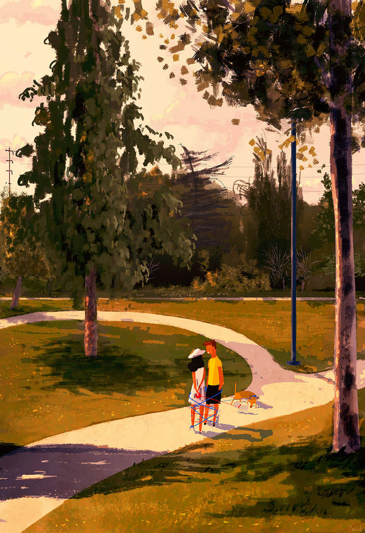 Somewhere in a park. by PascalCampion