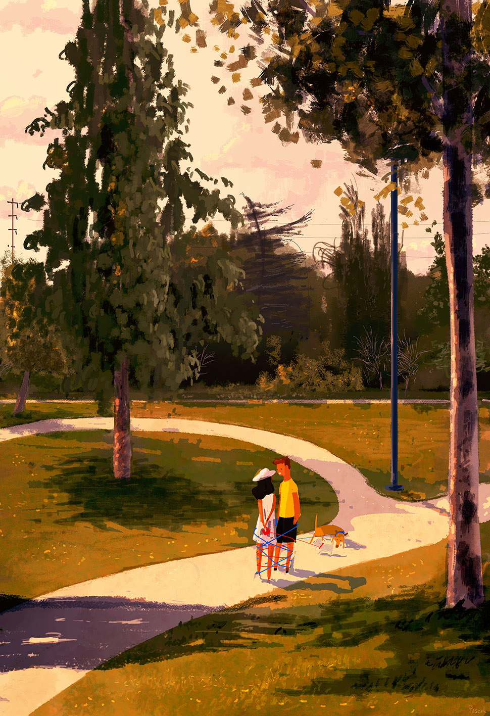 Somewhere in a park. by PascalCampion