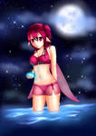 Ariana - Searching for a crystal by night by SweetyBat