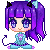[Raffle Prize] Sitting Pixelicon - Holly by SweetyBat