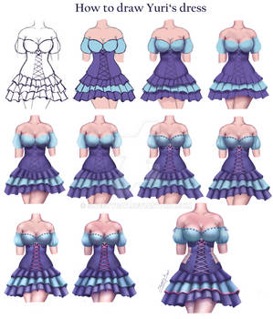 Voice over tutorial - How to draw a dress
