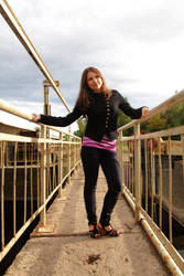 On the bridge