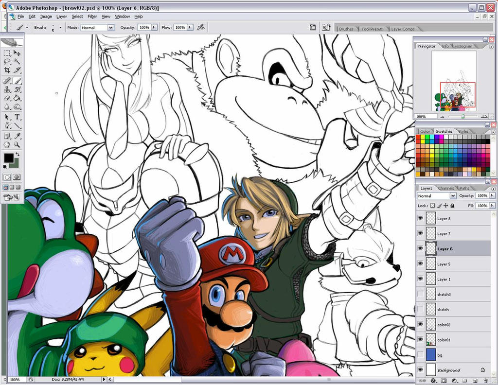 Brawl Custom Deviantart Brawl WIP by Bonus-kun on DeviantArt