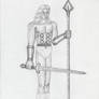 Barbarian Pencil Sketch #6 (12-10-2025)