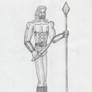 Barbarian Pencil Sketch #7 (12-10-2025)