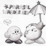 Parasol Waddle Dee with Kirby