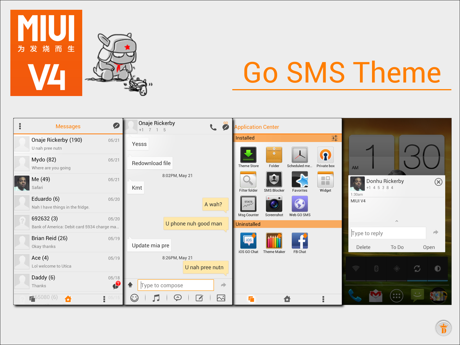 Go SMS MIUI V4 THEME