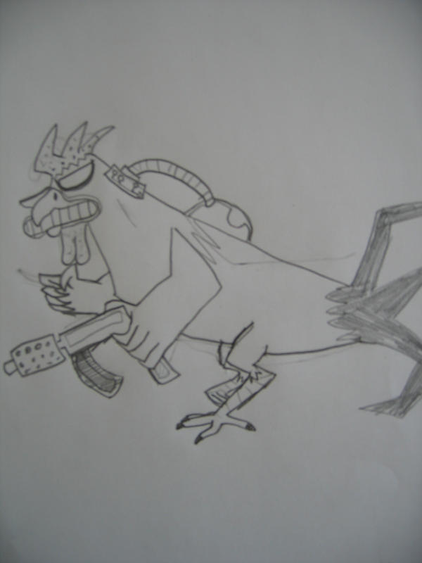 Chicky Rooster Chicky the evil Cyborg Rooster by Zombie07 on DeviantArt