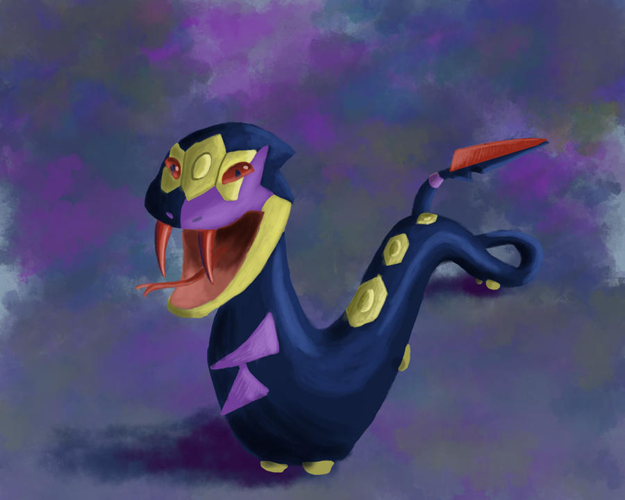 Seviper speedpaint by CoreyChiev on DeviantArt