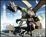 Dragon Taxi by 3D-Fantasy-Art