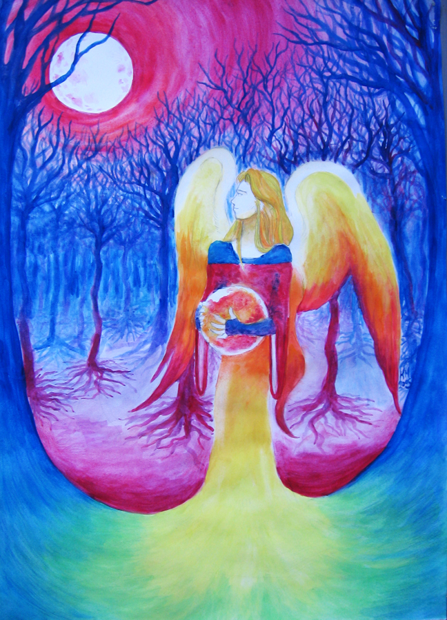 The Angel and the Full Moon