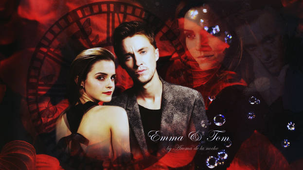 Tom Felton and Emma Watson