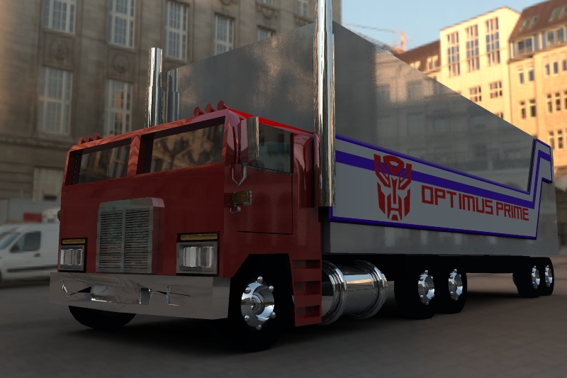 optimus prime truck