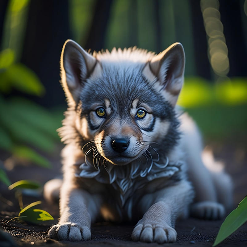 Very cute Wolf puppy by mattyartgallery on DeviantArt
