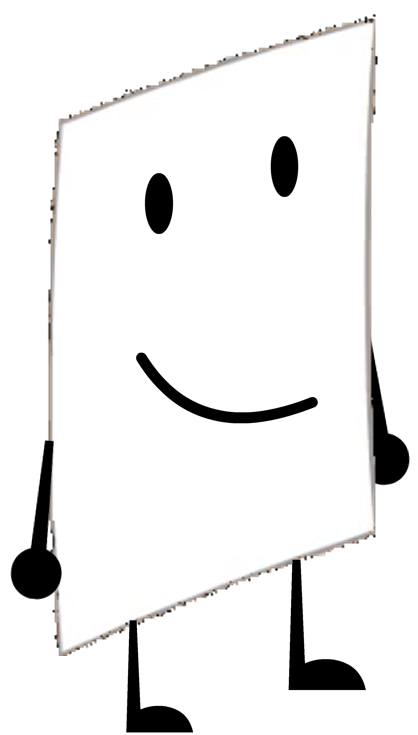 Paper Background Bfdi Paper (recommended character from BFDI) by BrownPen0 on DeviantArt