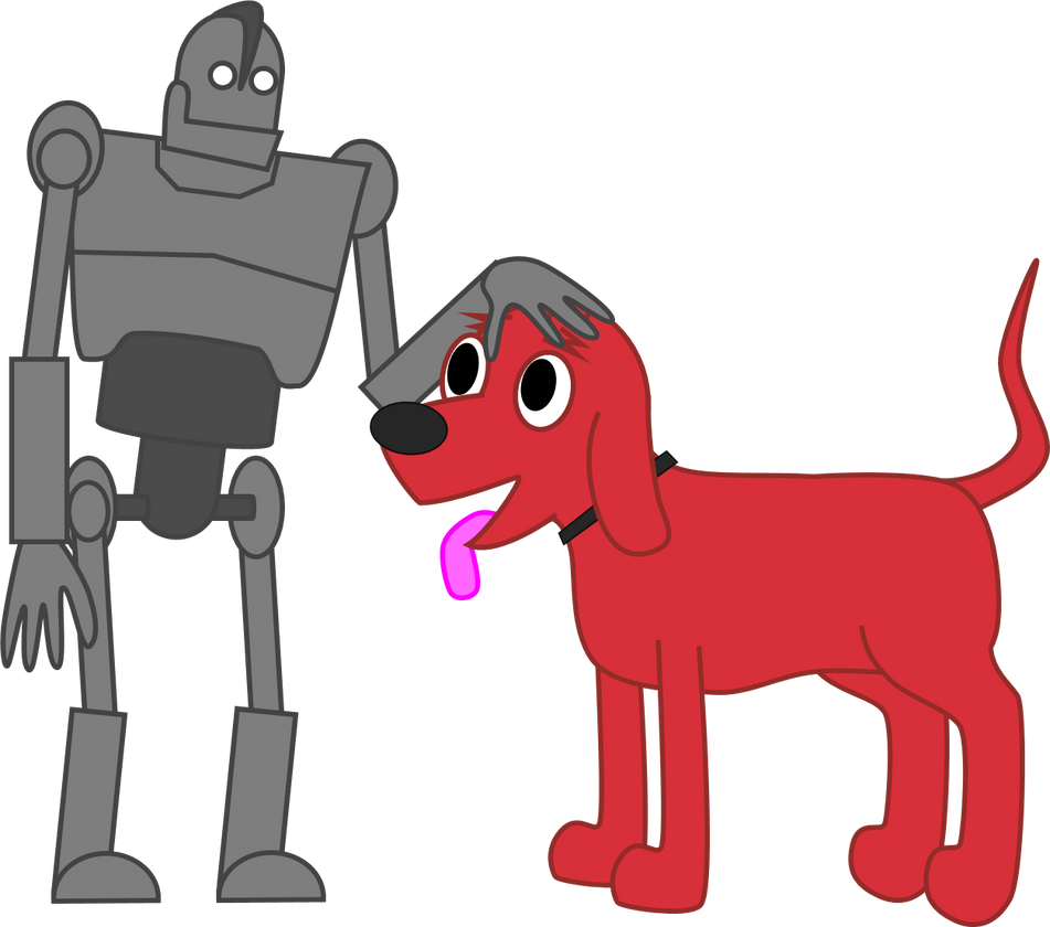 CLIFFORD THE DOG AND IRON GIANT