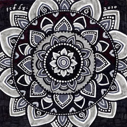 Grey Mandala