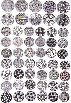 Zentangle DIY ink bubbles tutorial