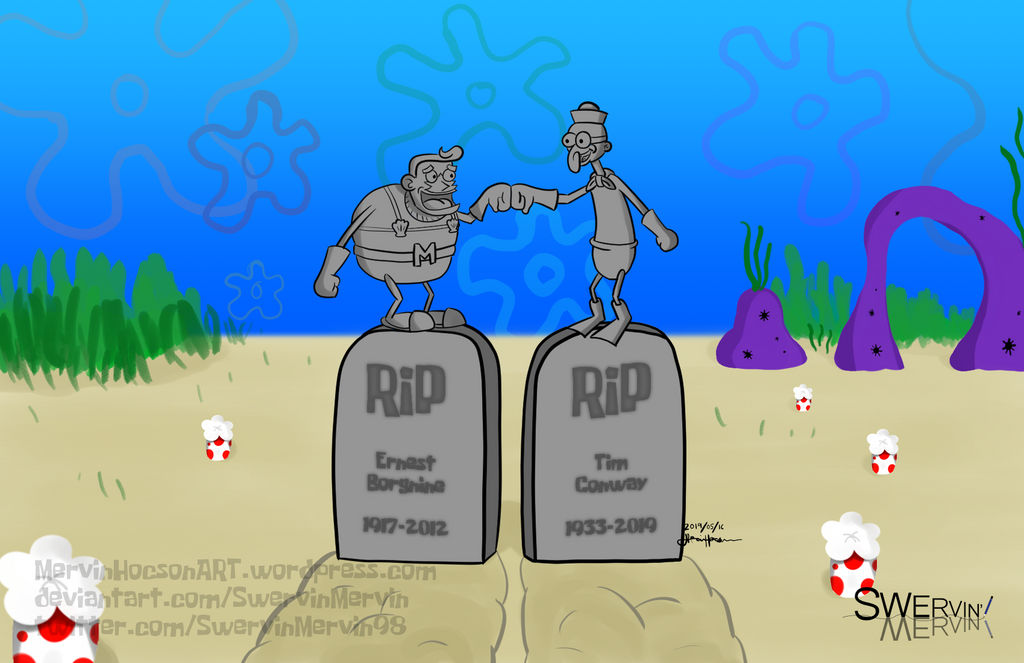 In Memoriam: Mermaid Man and Barnacle Boy by SwervinMervin on DeviantArt
