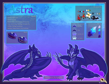 Astra Character Sheet Commission