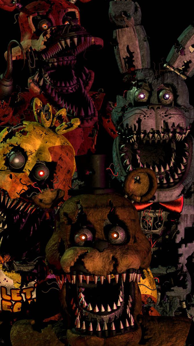 Five Nights at Freddy's 4 Wallpaper by Stencil0057ab on DeviantArt