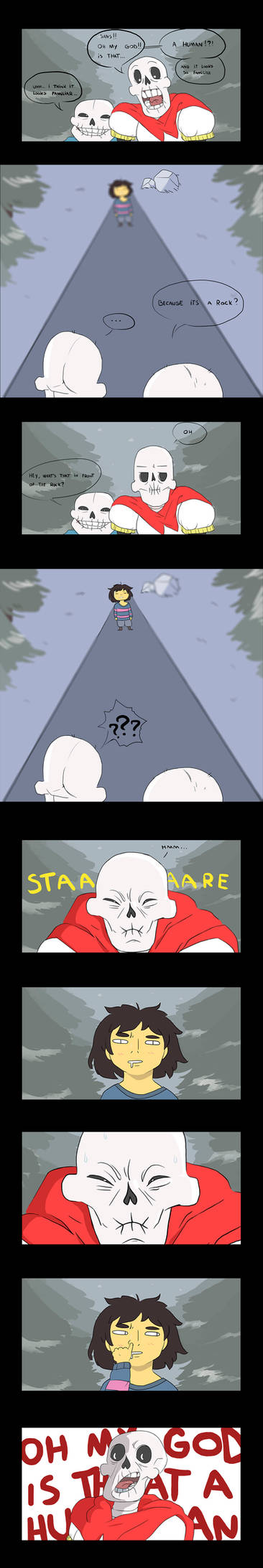 IS THAT A HUMAN (undertale comic)