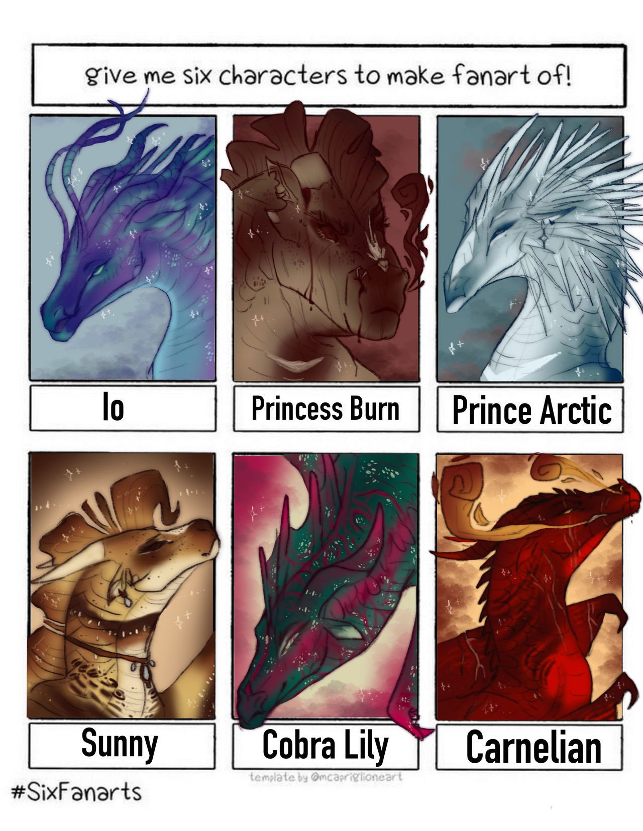 six character challenge wof by wraithd0ll on DeviantArt