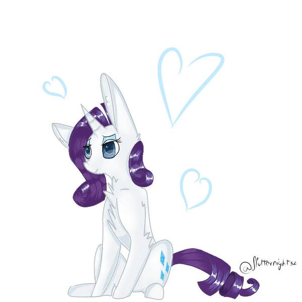 Puffed Rarity Deviantart Rarity by Flutternight32 on DeviantArt
