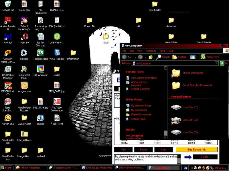 Gaming Computer Desktop Deviantart Desktop by Covntdracvla on DeviantArt