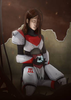 In the rubble of your home (destiny 2 fanart)