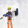 Naruto Saves Hinata Colored