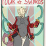 Milly Tarot 52 Four of Swords