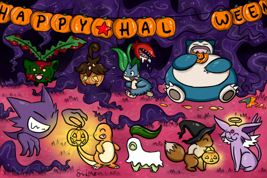Pokemon Halloween party by Suwchan on DeviantArt