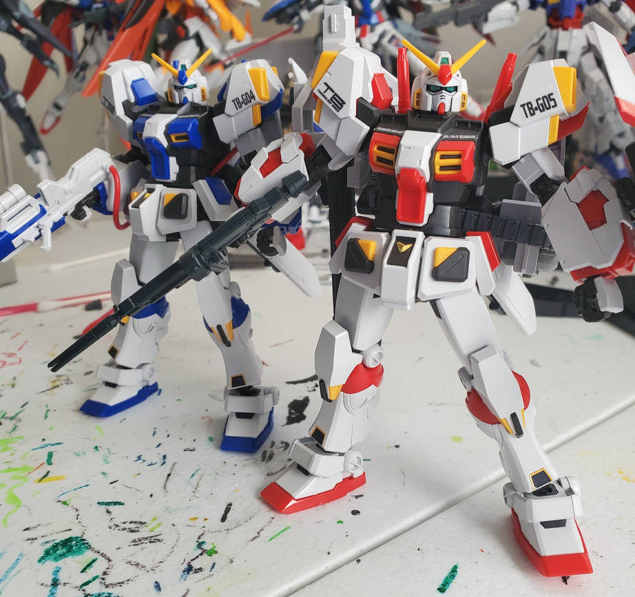 High Grade Gundam Unit 4 and 5 by Solbrave00 on DeviantArt