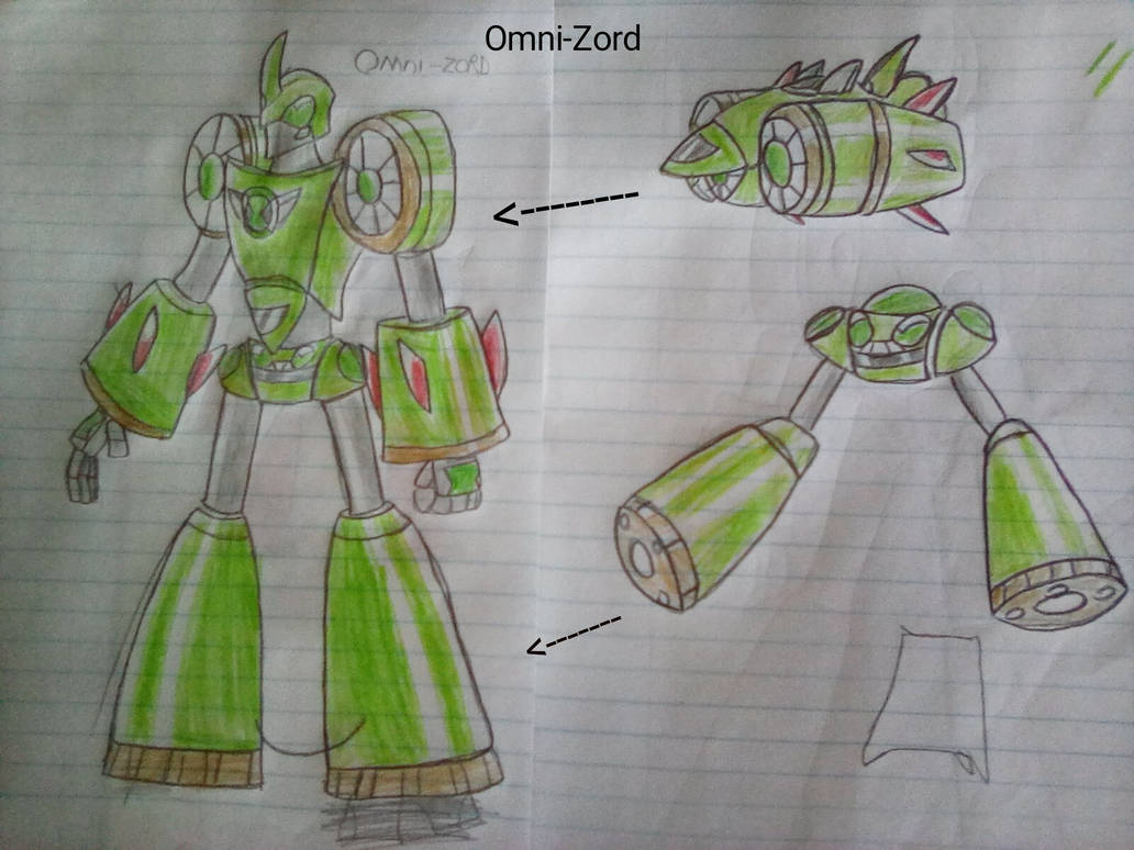 Omni Ranger Deviantart Omni Megazord by psydrawer on DeviantArt