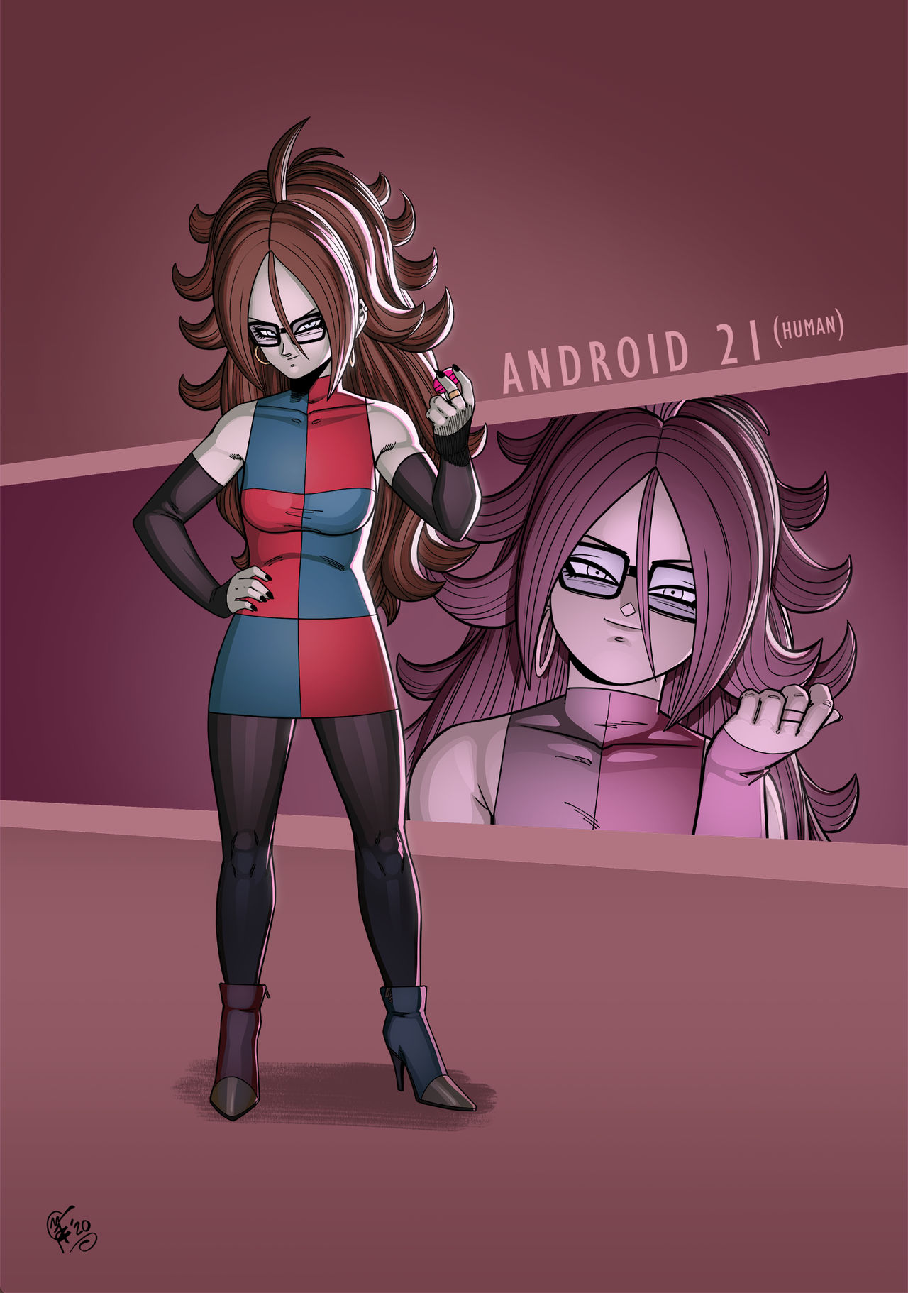 Android 21 (Evil)-BAD GIRL by MultiversePalooza on DeviantArt