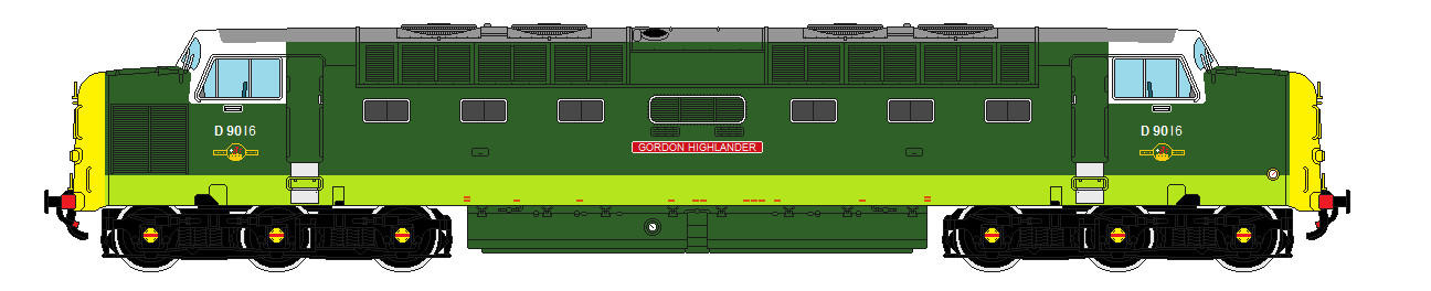 EE Deltic Liveries D9016 Gordon Highlander By 2509 Silverlink On ee-deltic-liveries-d9016-gordon-highlander-by-2509-silverlink-on