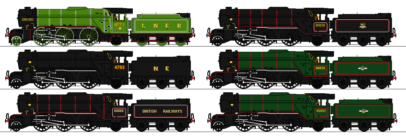 Omega Steam's collaborative LNER V2 sprite sheet by 2509-Silverlink on ...