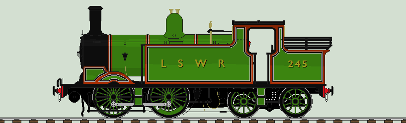 LSWR M7 liveries - 245