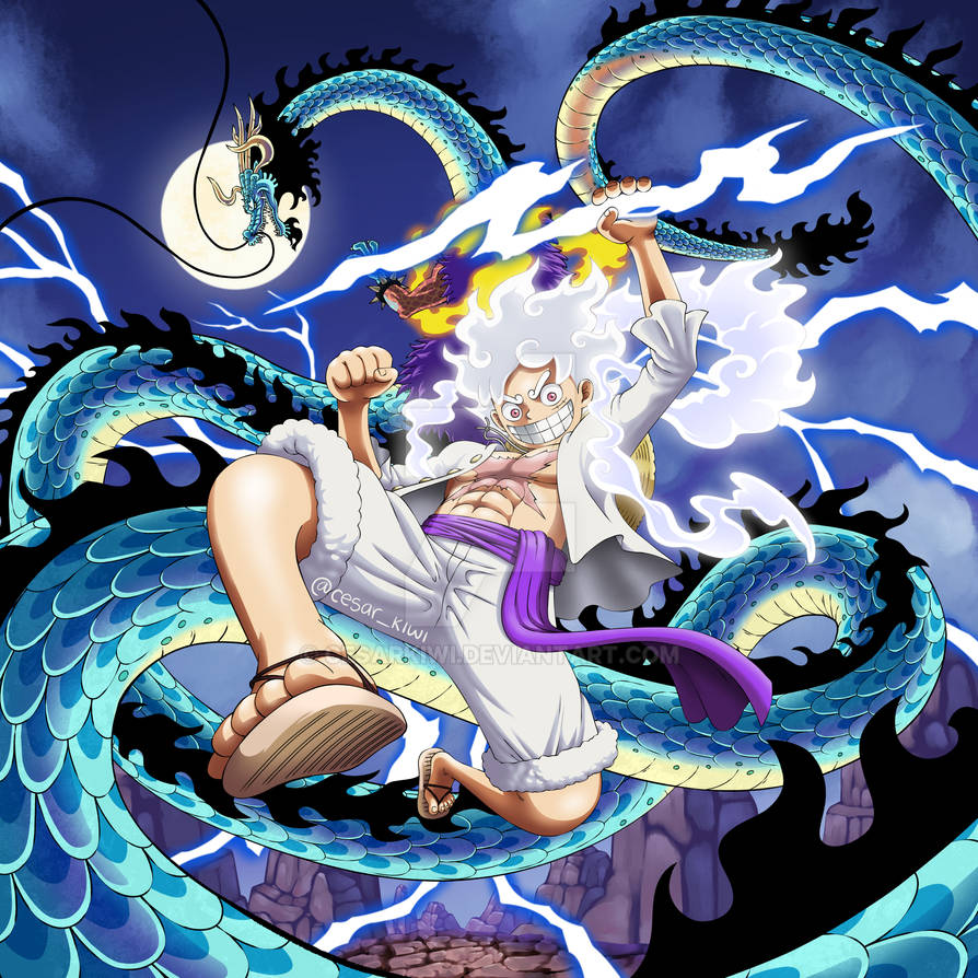 LUFFY GEAR 5 vs KAIDO by CesarKiwi on DeviantArt