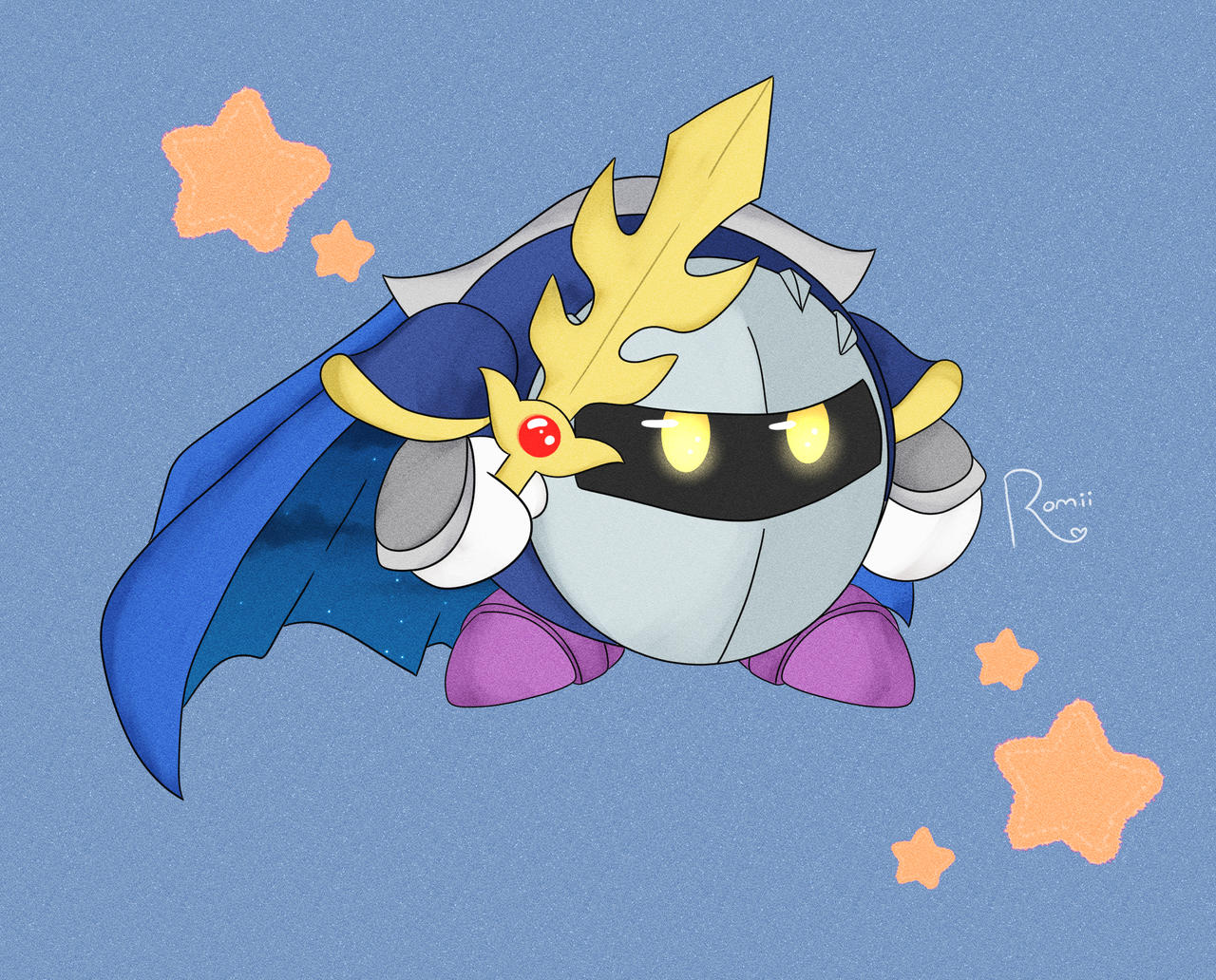 Meta Knight ~ by wanderingromii on DeviantArt