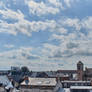 Over the city skyline