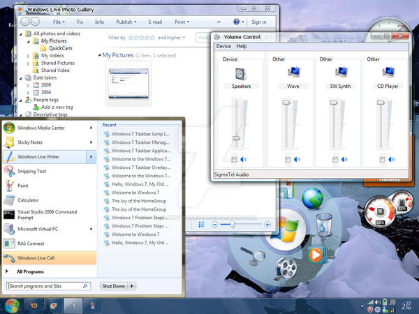 WindowSeven Pack ONLY FOR XP by windowseven on DeviantArt