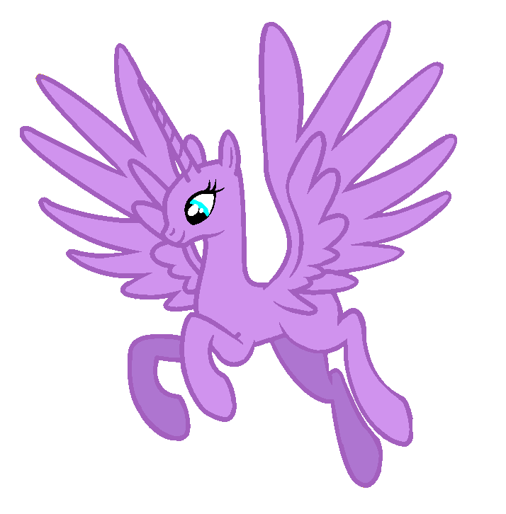 MLP Base 3 - Flying Alicorn by SweetHoney-Bases on DeviantArt